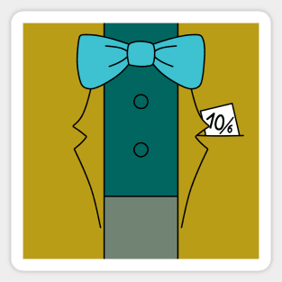 Mad Hatter Suit Sticker